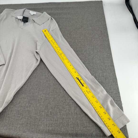 NEW And Now This Mens Henley Shirt Long Sleeve Split Neck $39.50 XL Lunar Rock - Picture 10 of 14